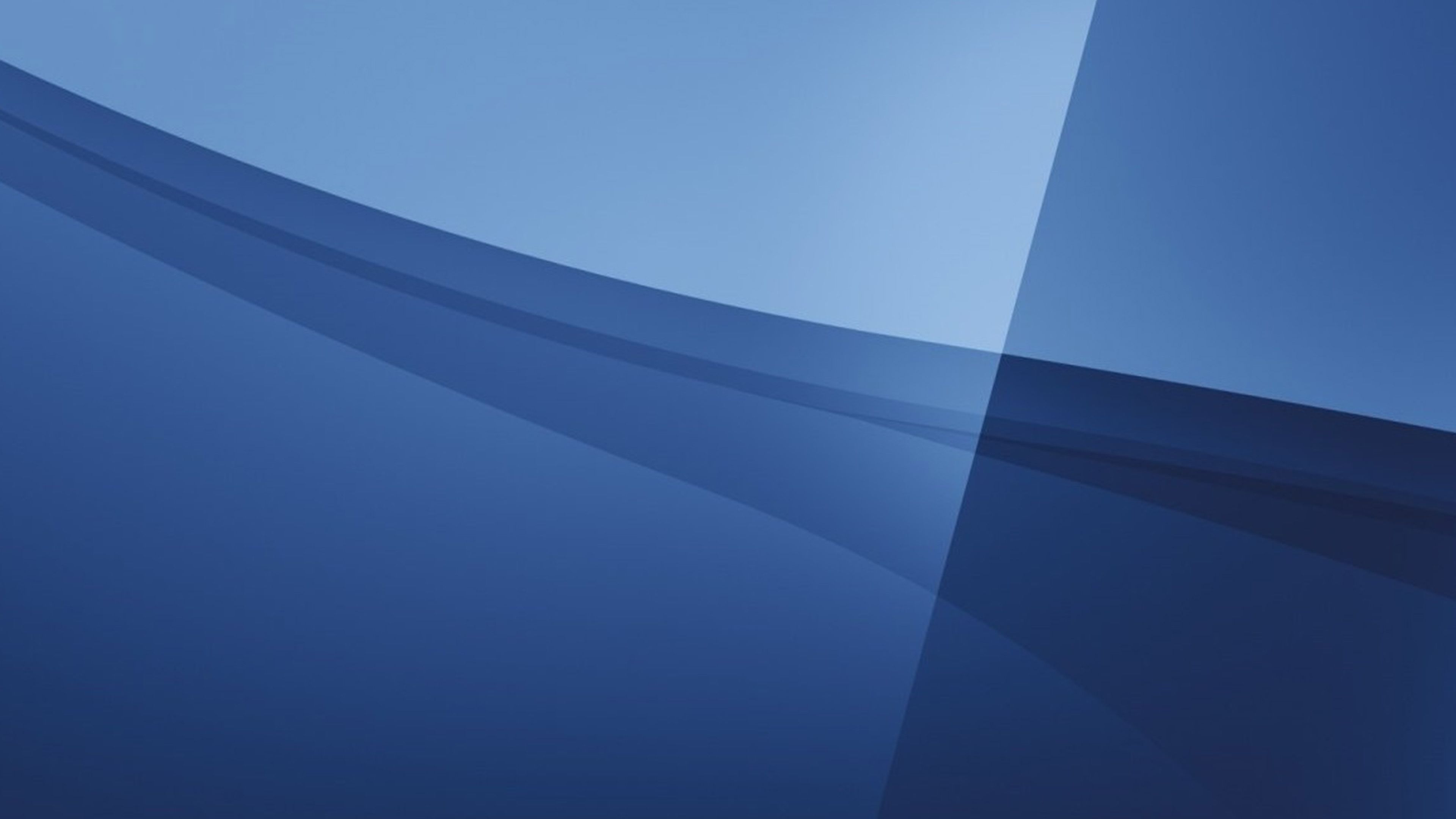 Sfondo astratto blu geometrico, 3840x2160 UHD, PC 4K