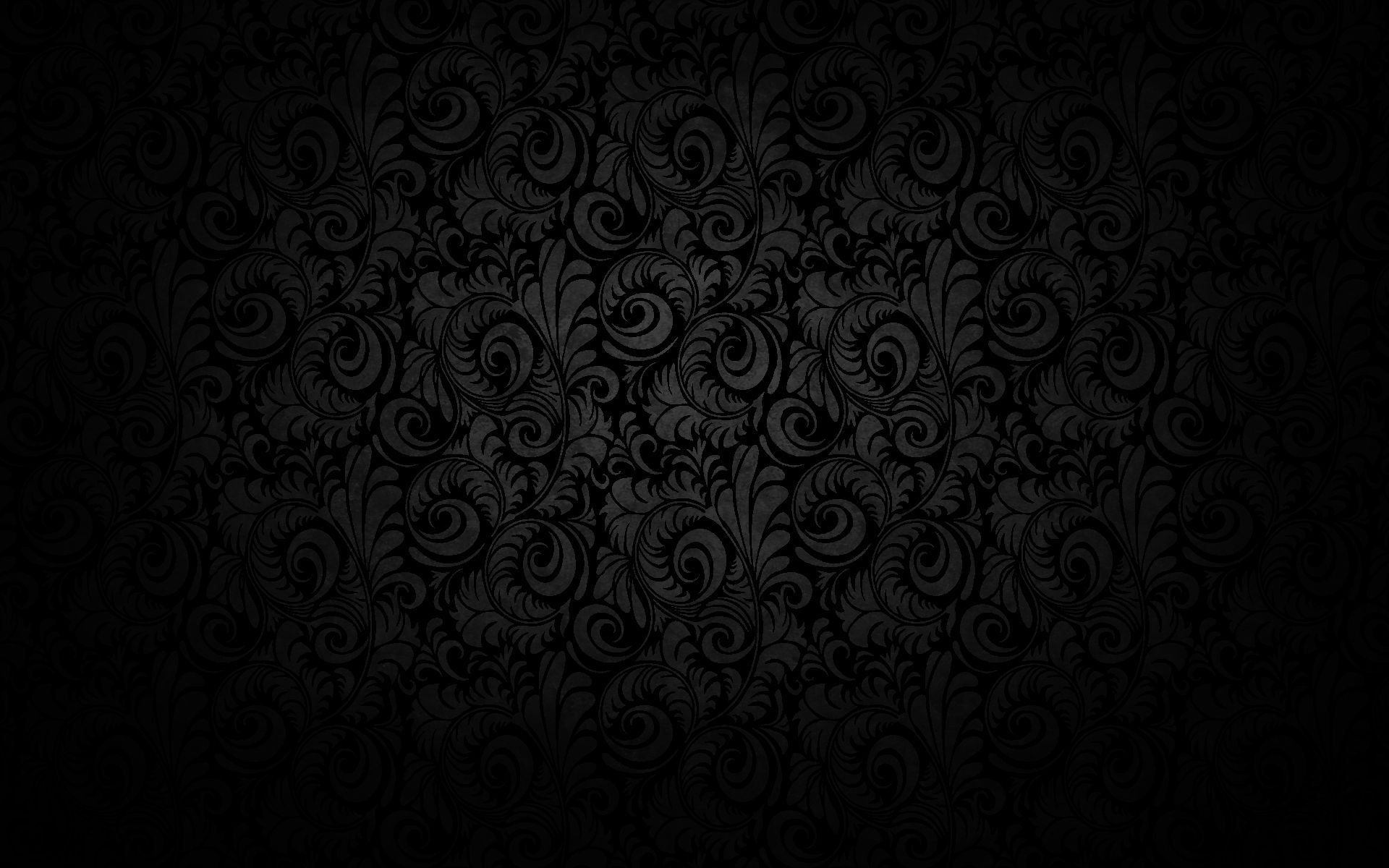 Motivo floreale nero scuro, 1920x1200 WUXGA, Laptop