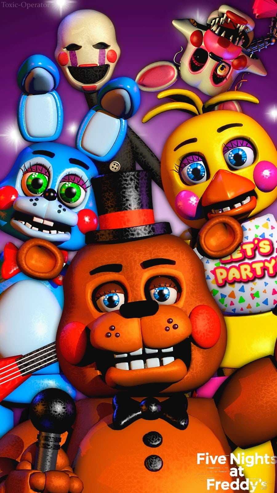 Personaggi animatronici Five Nights Freddy's, 900x1600 Full HD Verticale, Smartphone