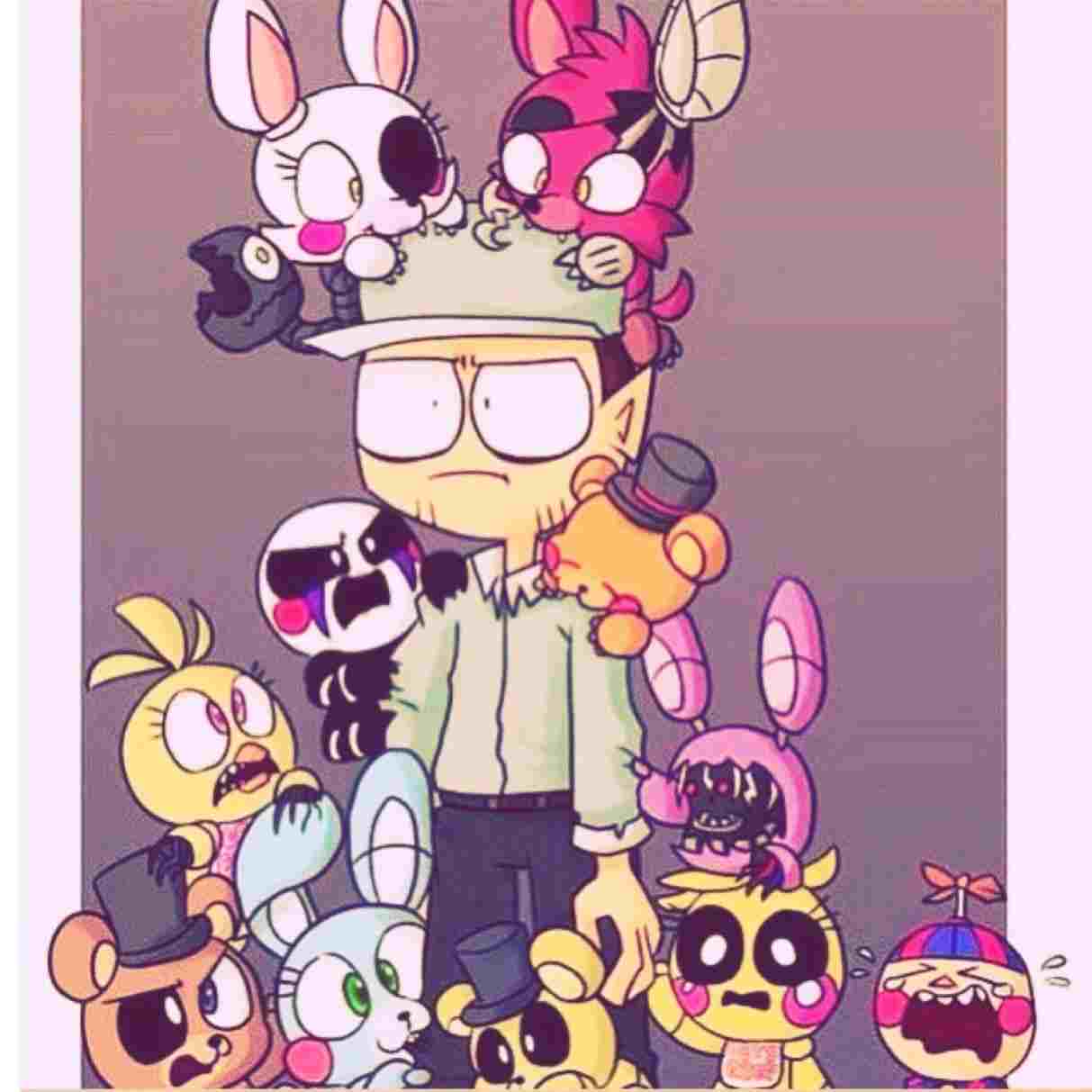 Personaggi FNAF stile chibi, 1213x1213 HD, Acer Nitro