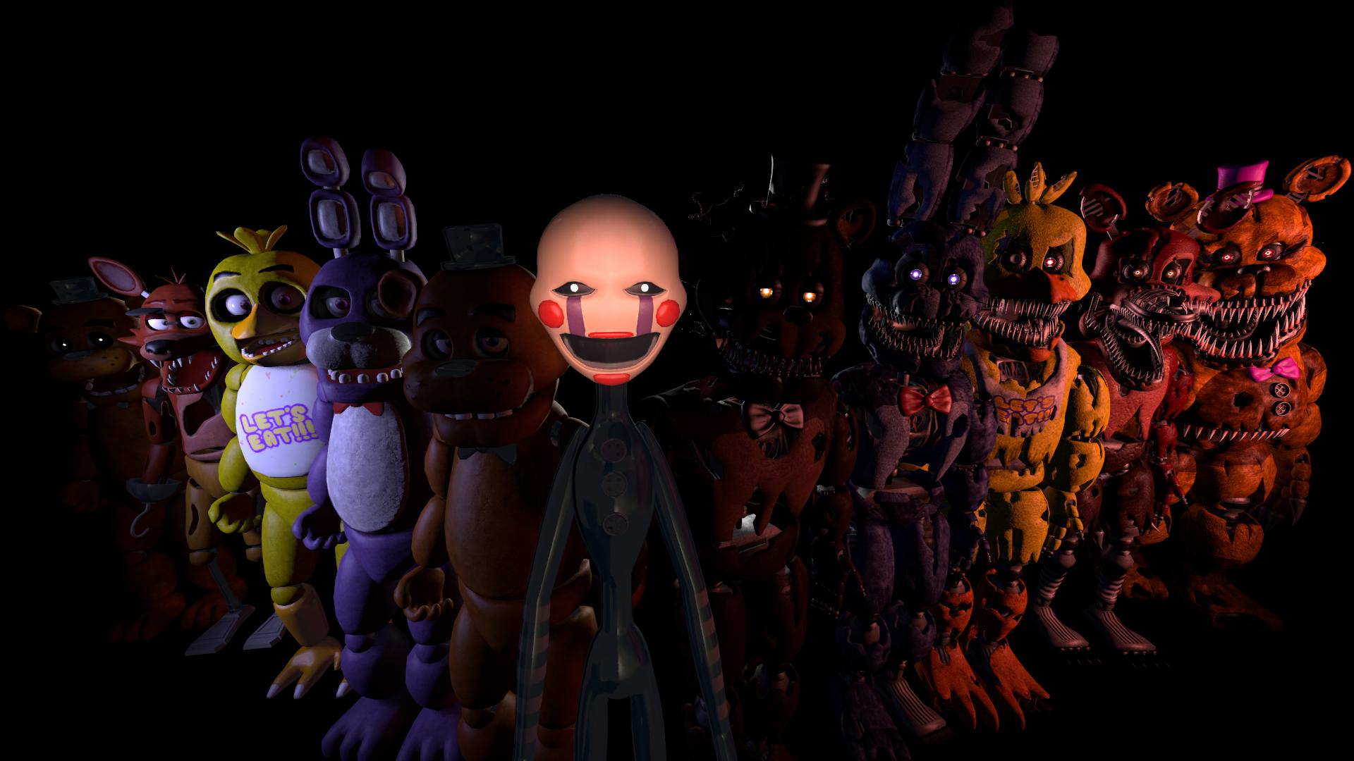 Personaggi Five Nights at Freddy's, 1920x1080 1080p, Desktop