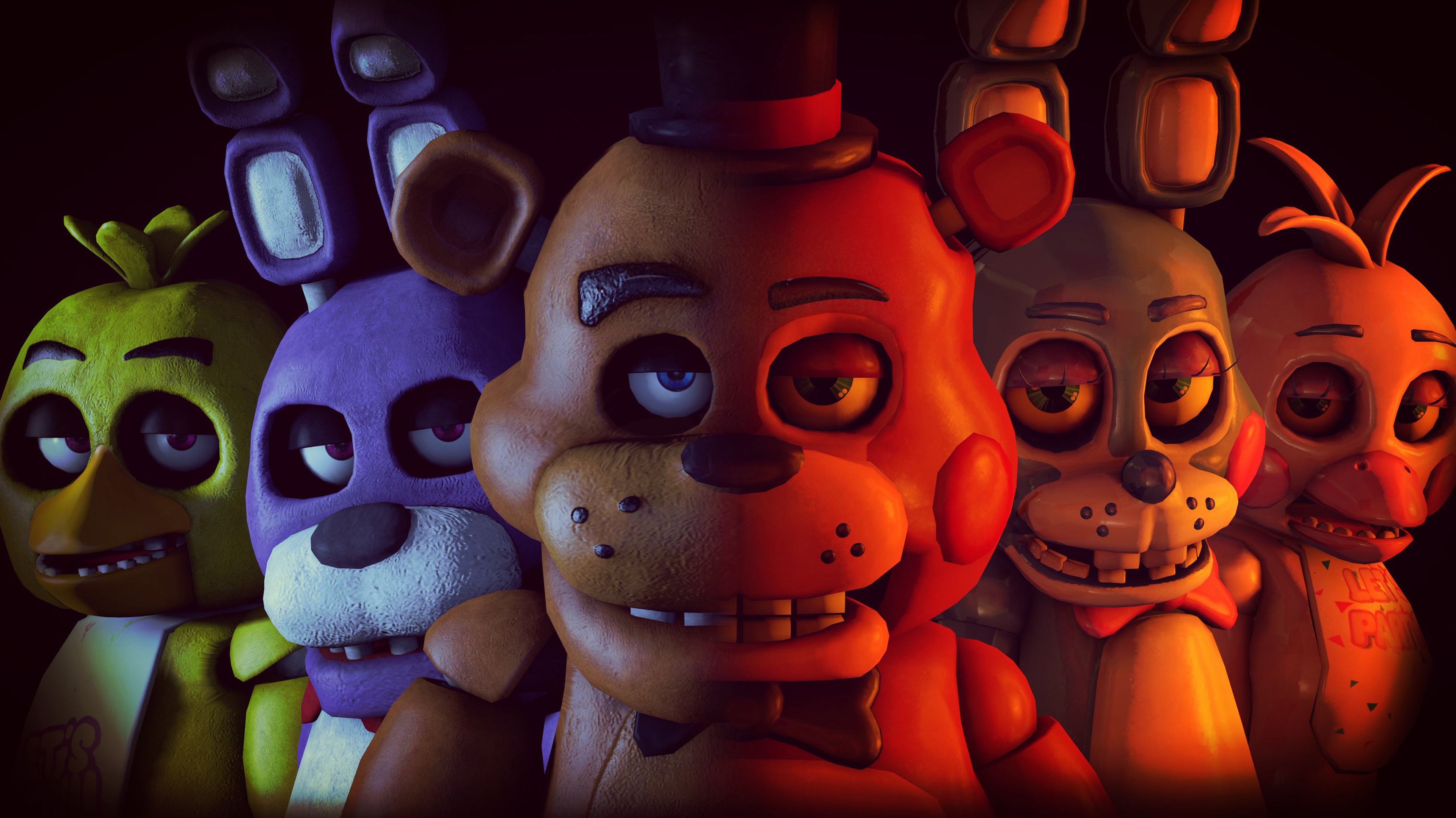 Personaggi animatronici Five Nights Freddy's, 3840x2160 4K, Desktop 4K