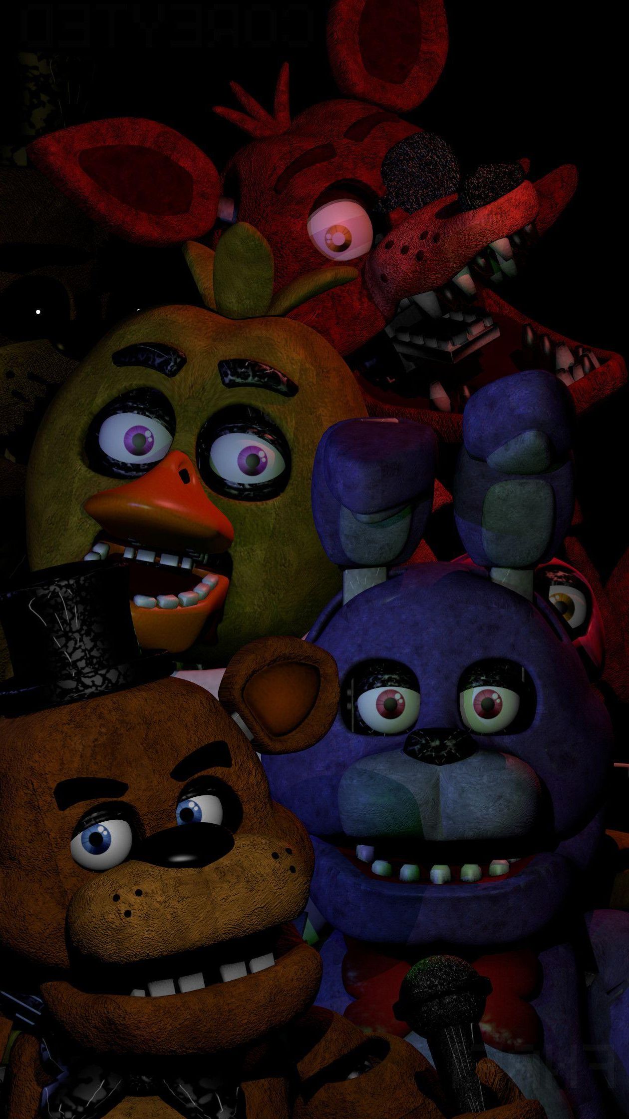 Personaggi animatronici Five Nights Freddy's, 1260x2240 Full HD Verticale, iPhone