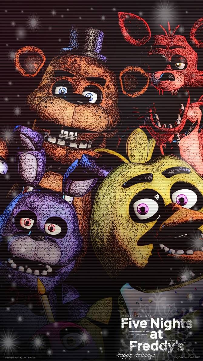 Personaggi Five Nights at Freddy's, 670x1192 Full HD Verticale, iPhone