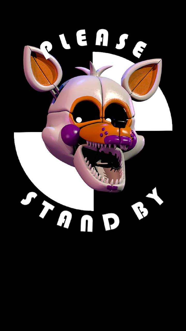 Funtime Foxy FNAF sfondo nero, 720x1280 Full HD Verticale, Smartphone