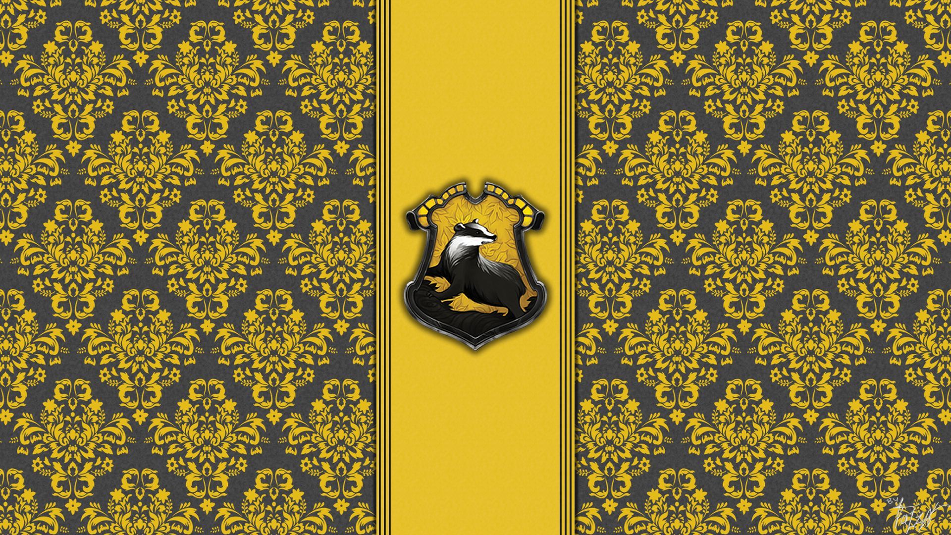 Stemma Tassorosso Hogwarts, 1920x1080 Full HD, PC Desktop