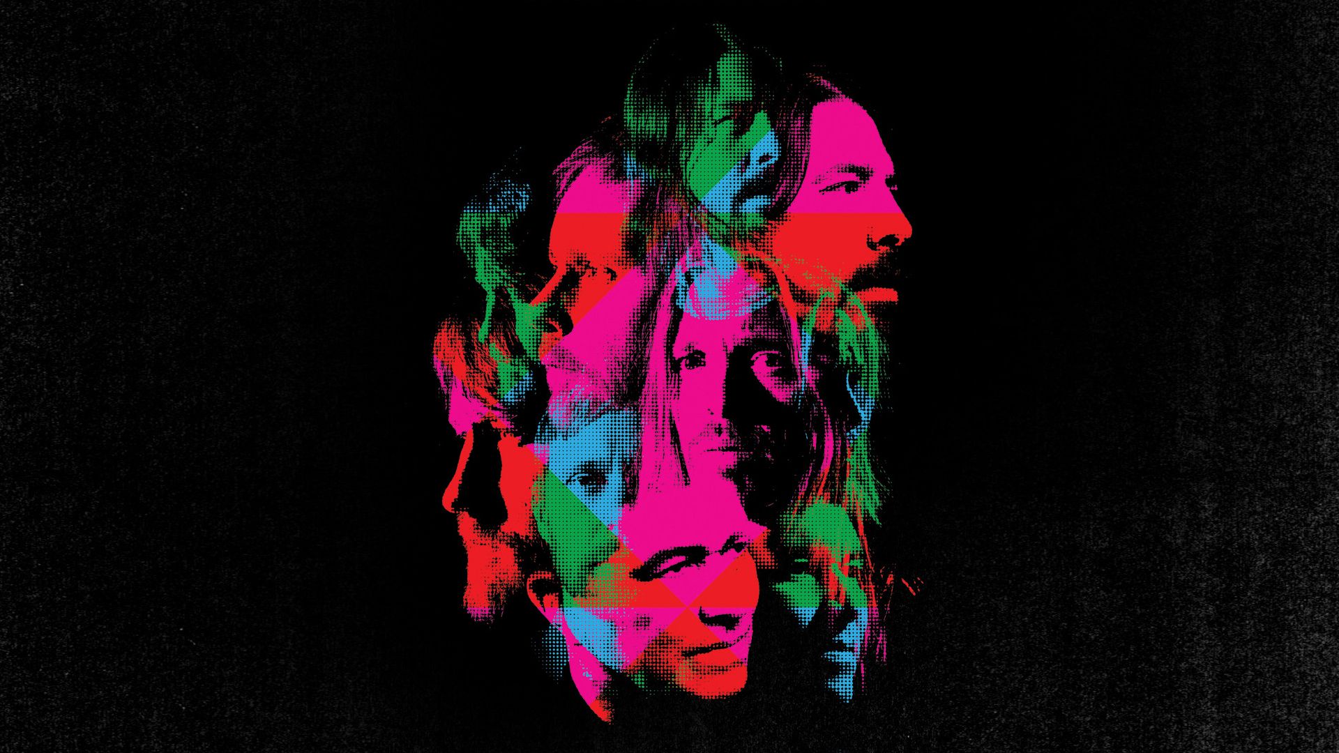 Volti colorati Foo Fighters, 1920x1080 Full HD 1080p, PC Desktop