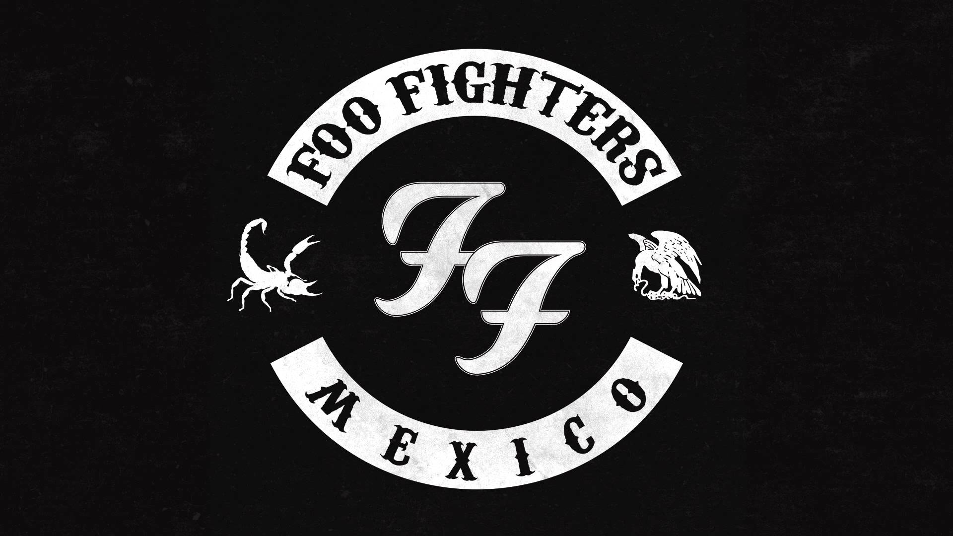 Logo Foo Fighters Mexico, 1920x1080 Full HD, PC