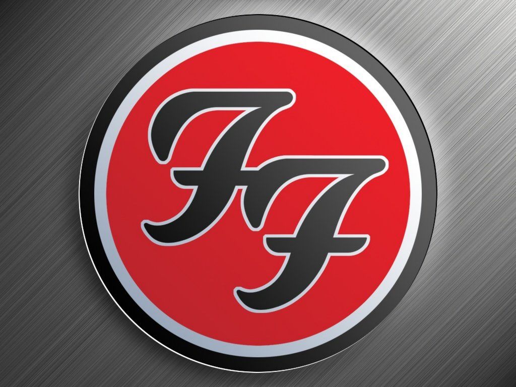 Logo Foo Fighters rosso, 1024x768 HD, Desktop