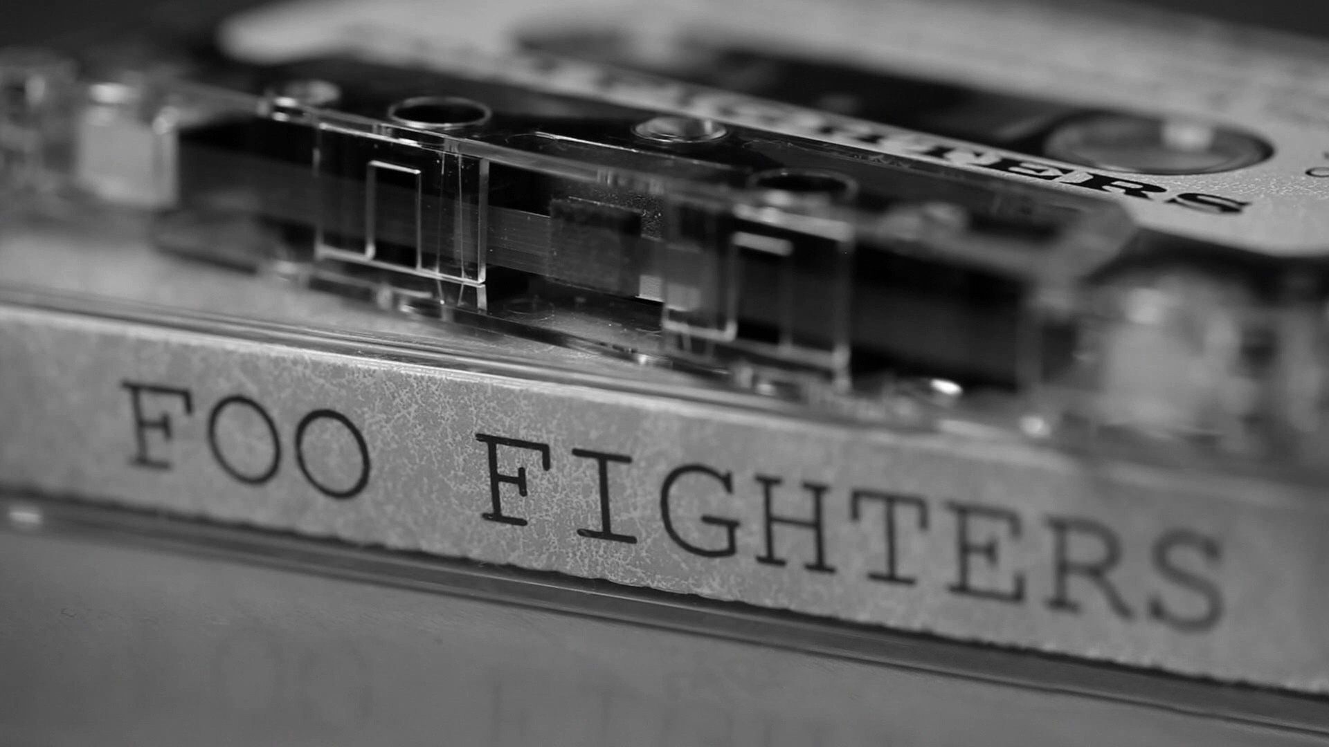 Cassetta Foo Fighters bianco nero, 1920x1080 1080p, Desktop