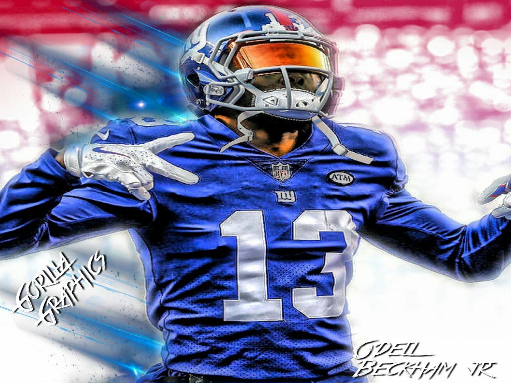 Odell Beckham Jr Giants, 1024x768 HD, Desktop