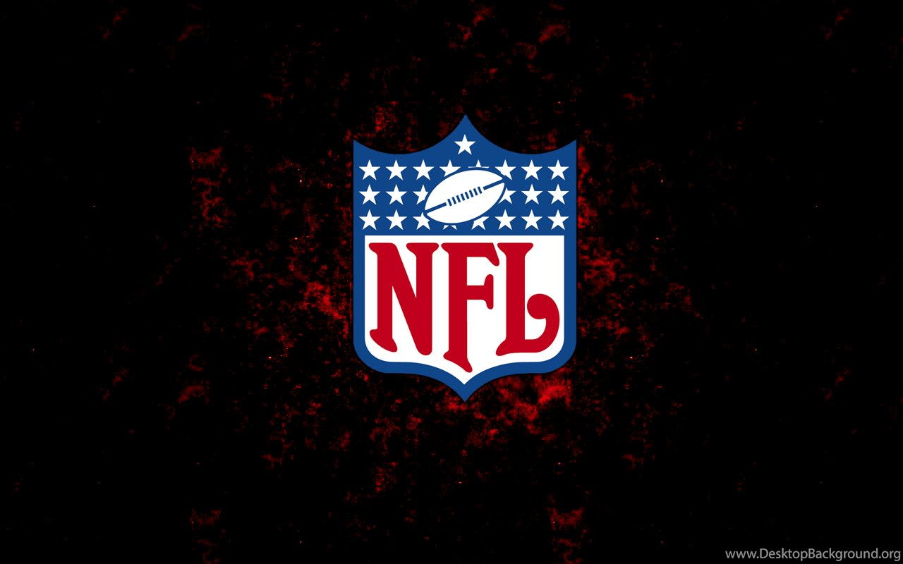 Logo NFL scudo blu rosso, 1280x800 720p, PC