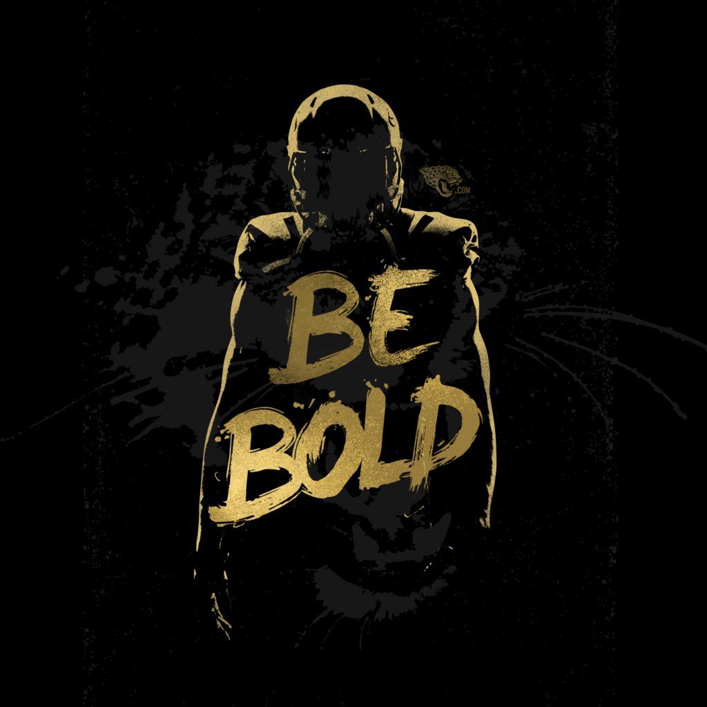 Giocatore Jaguars, scritta Be Bold, 1024x1024 HD, PC