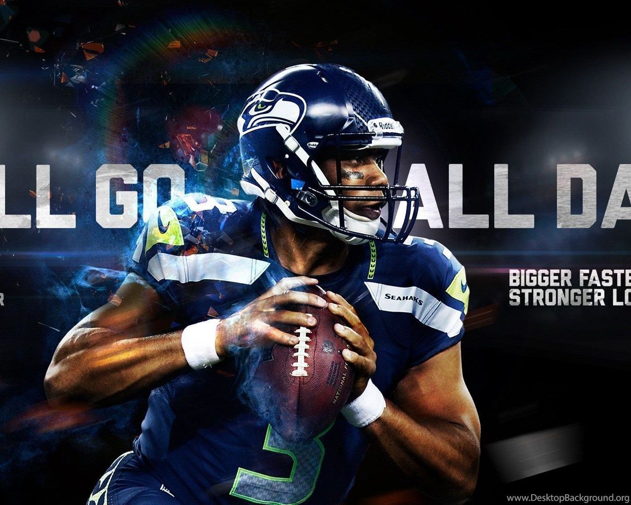 Giocatore NFL Seahawks casco blu, 1280x1024 HD, Desktop
