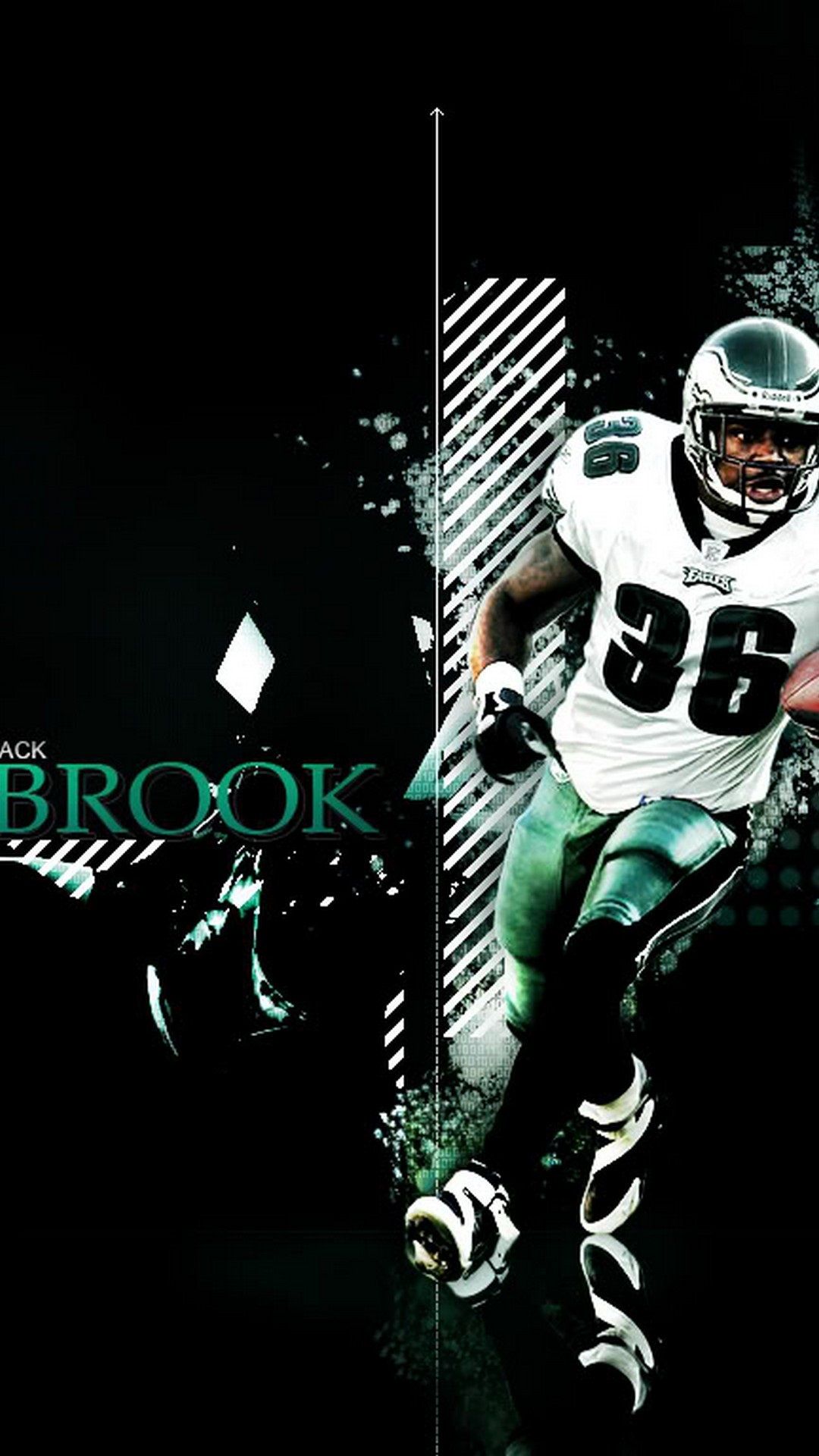 Giocatore Philadelphia Eagles Brooks, 1080x1920 Full HD Verticale, Samsung Galaxy