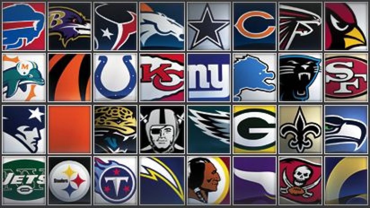 Loghi squadre NFL griglia, 1200x675 HD, PC