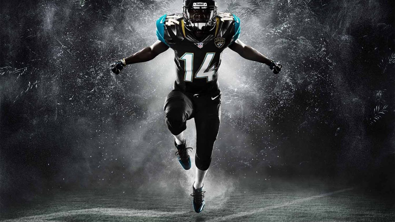 Jacksonville Jaguars giocatore football americano, NFL, 1366x768 720p, PC