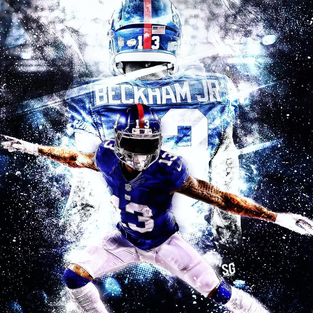 Odell Beckham Jr Giants football, 1080x1080 HD, Desktop