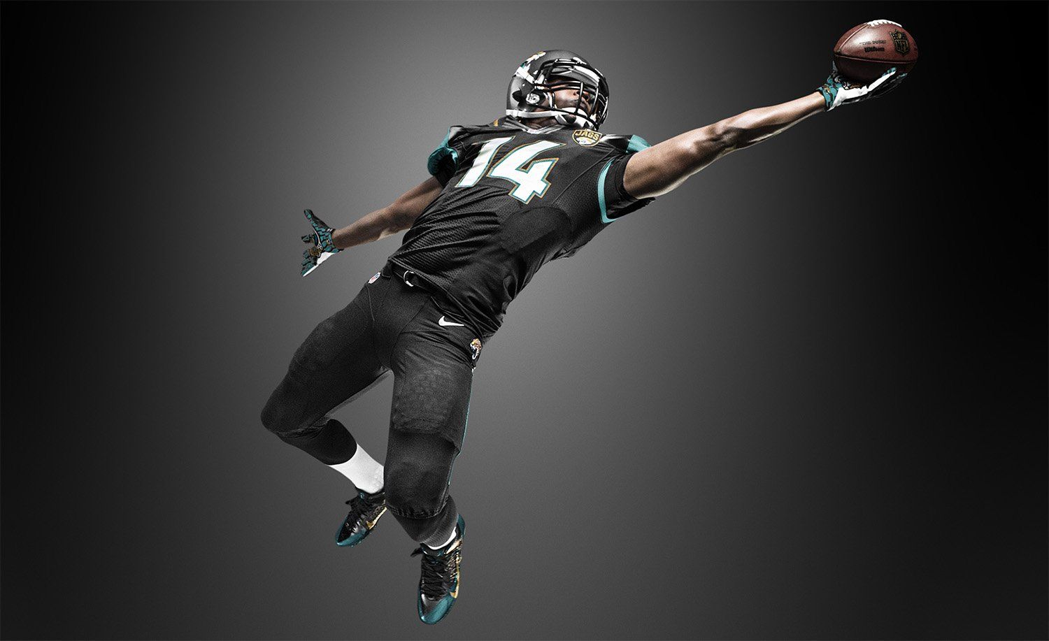 Giocatore football americano cattura palla, 1500x917 720p, PC