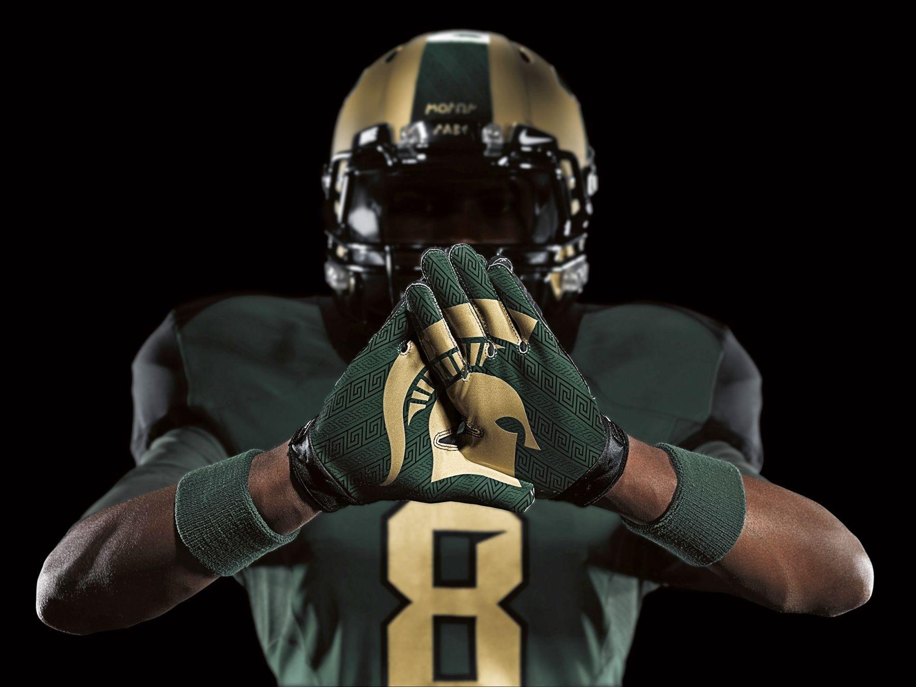 Giocatore football americano Michigan State, 1800x1350 HD, PC