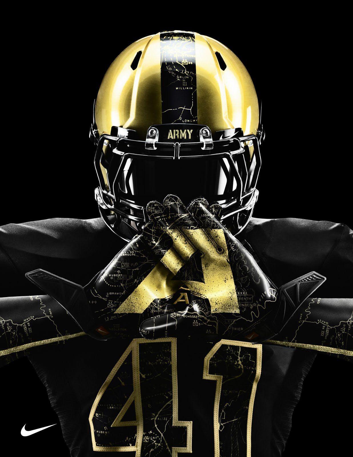Casco Army football americano oro, 1236x1600 Verticale, Mobile