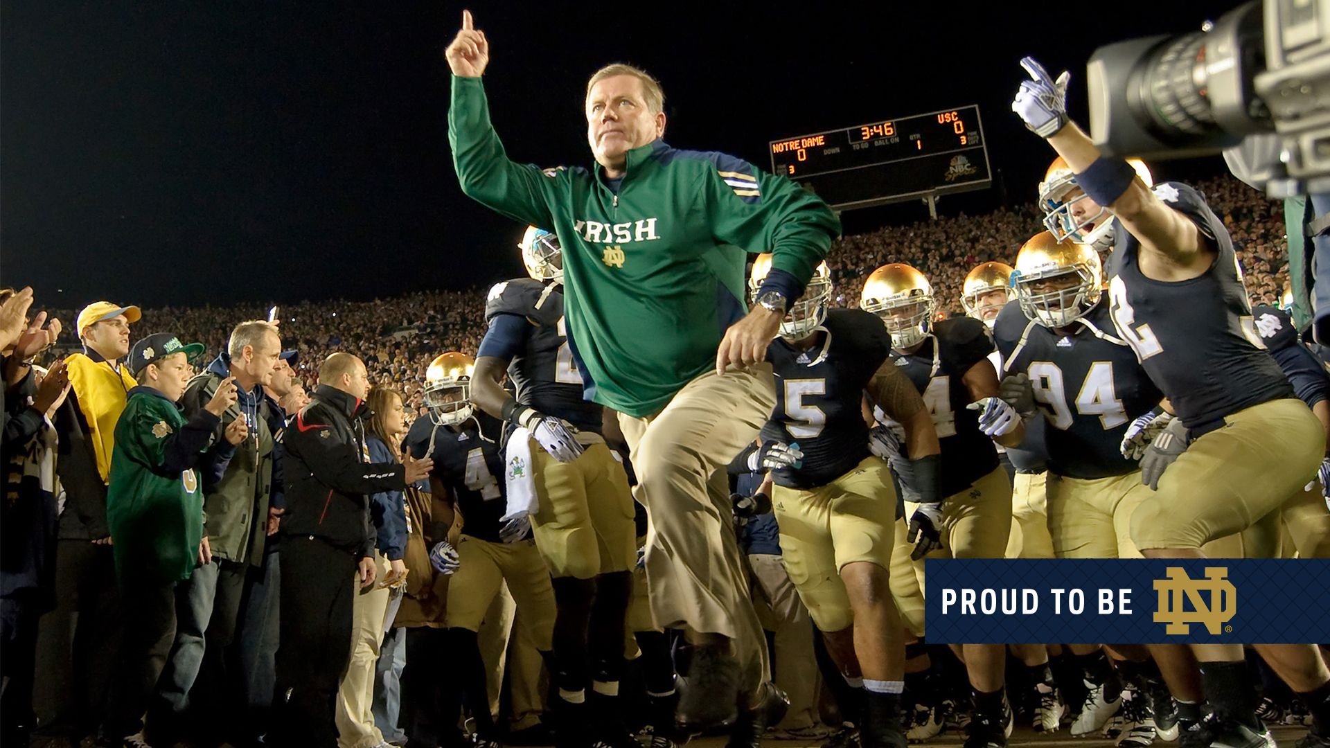 Allenatore Notre Dame football festa, Fighting Irish, 1920x1080 1080p, Desktop