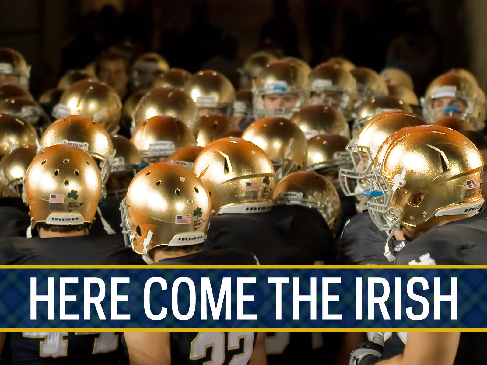 Logo Notre Dame campo football, 1920x1200 Full HD+ WUXGA, Desktop