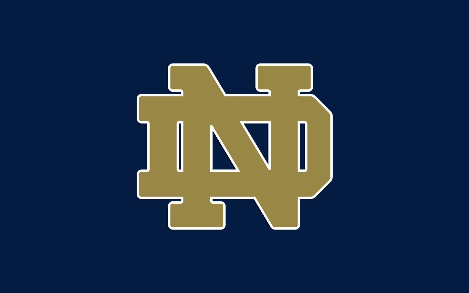 Logo Notre Dame Irish blu, 1920x1200 WUXGA, Desktop