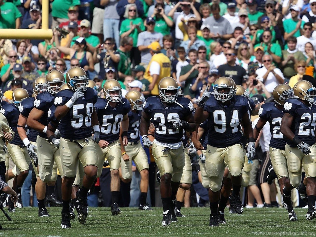 Collage football Notre Dame, 1200x675 HD, iMac