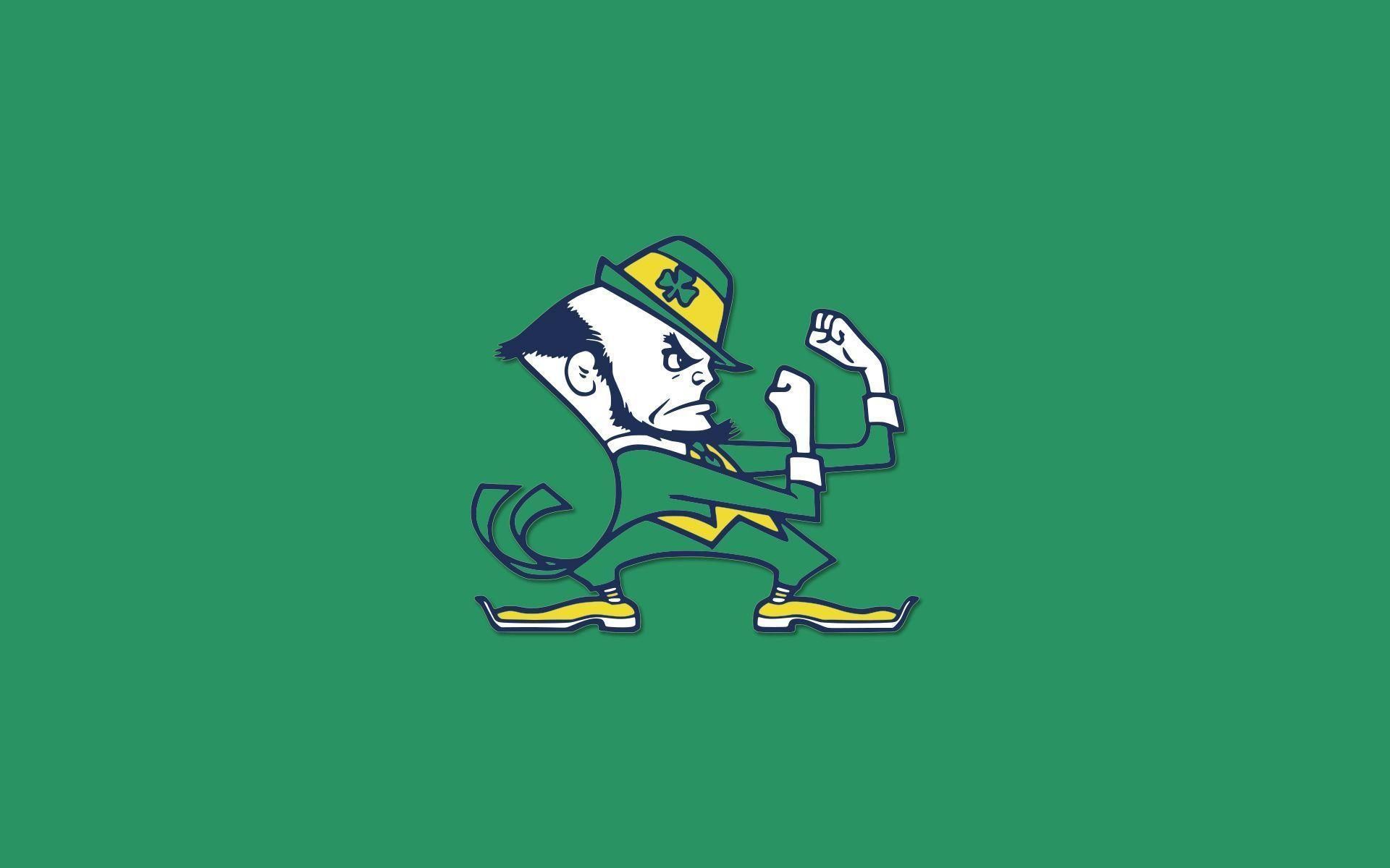 Logo Fightin Irish Notre Dame, 1440x2560 Verticale, Telefono