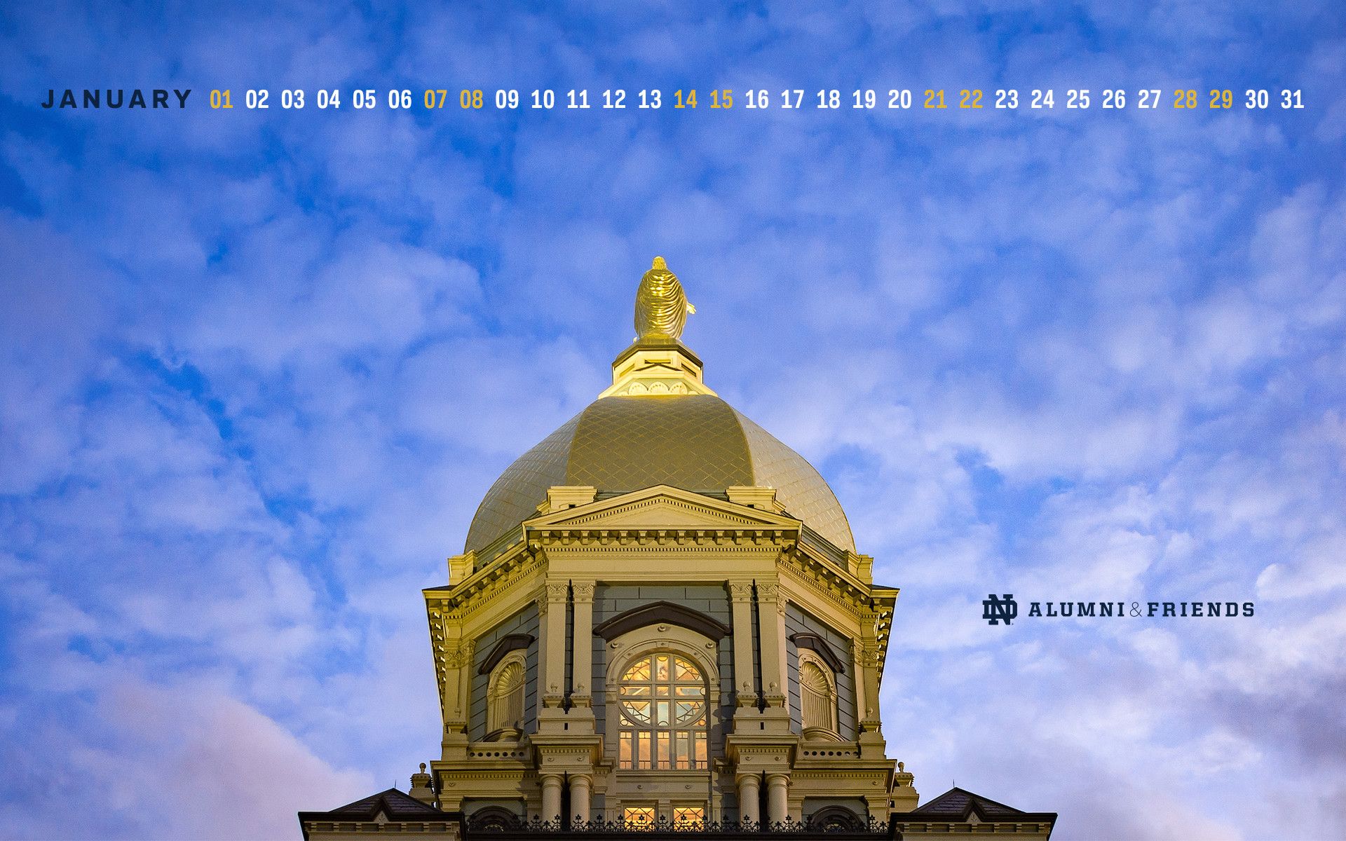 Logo Notre Dame ND blu, 1280x1024 720p, Laptop