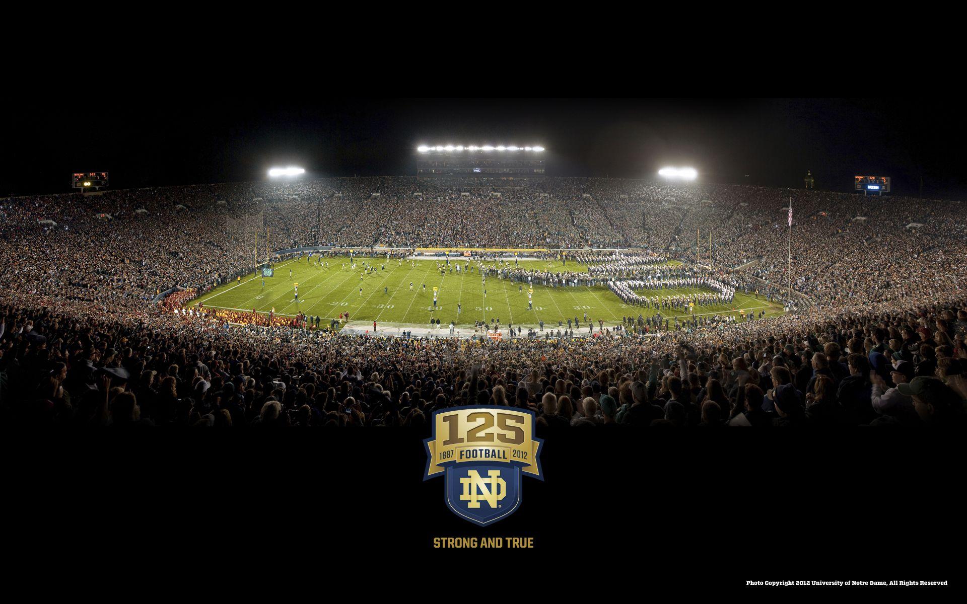 Stadio Notre Dame Fighting Irish, NCAA football, 1920x1200 Full HD+ WUXGA, Desktop