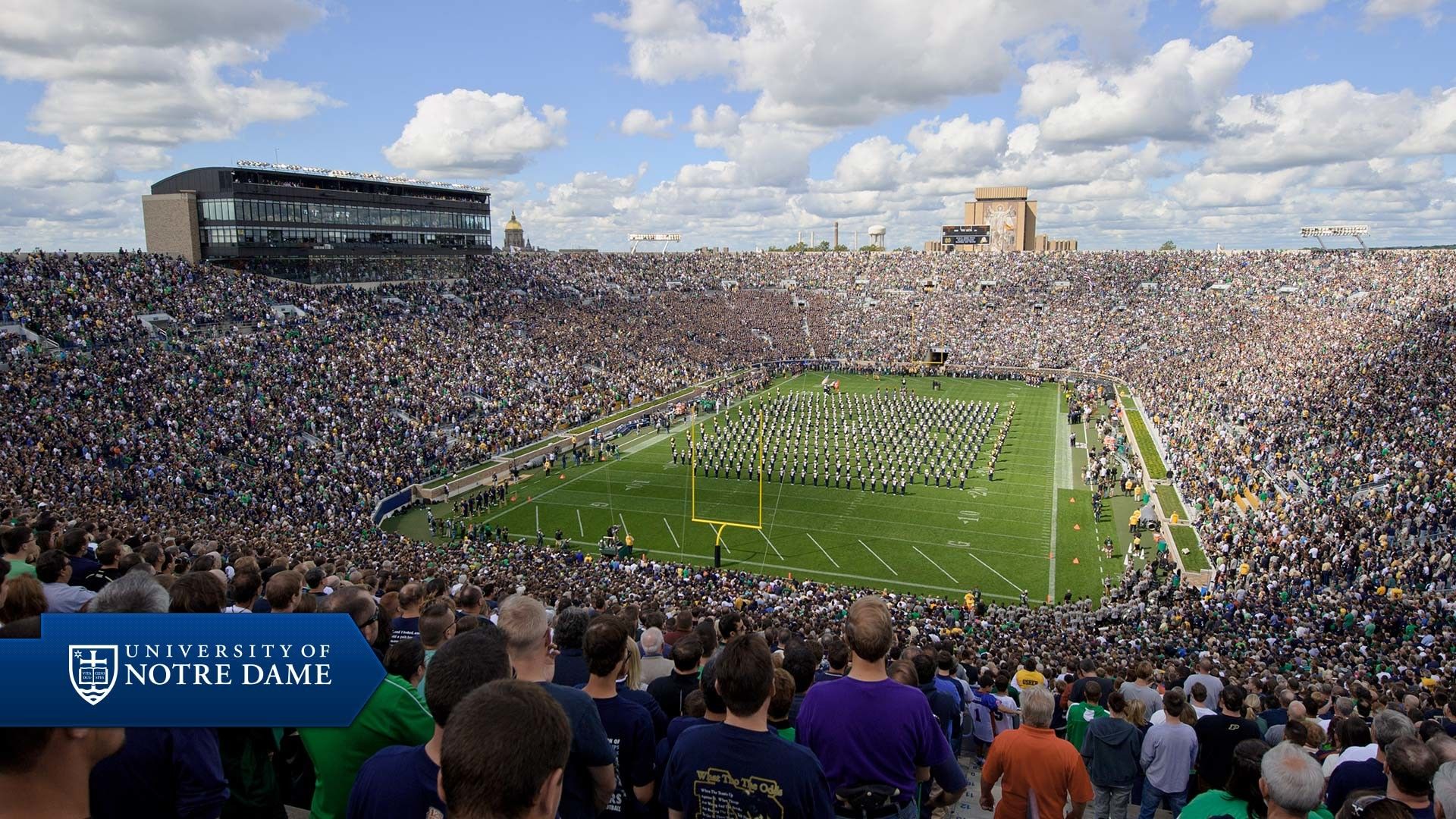 Stadio football Notre Dame gremito, 1920x1080 Full HD, PC Desktop