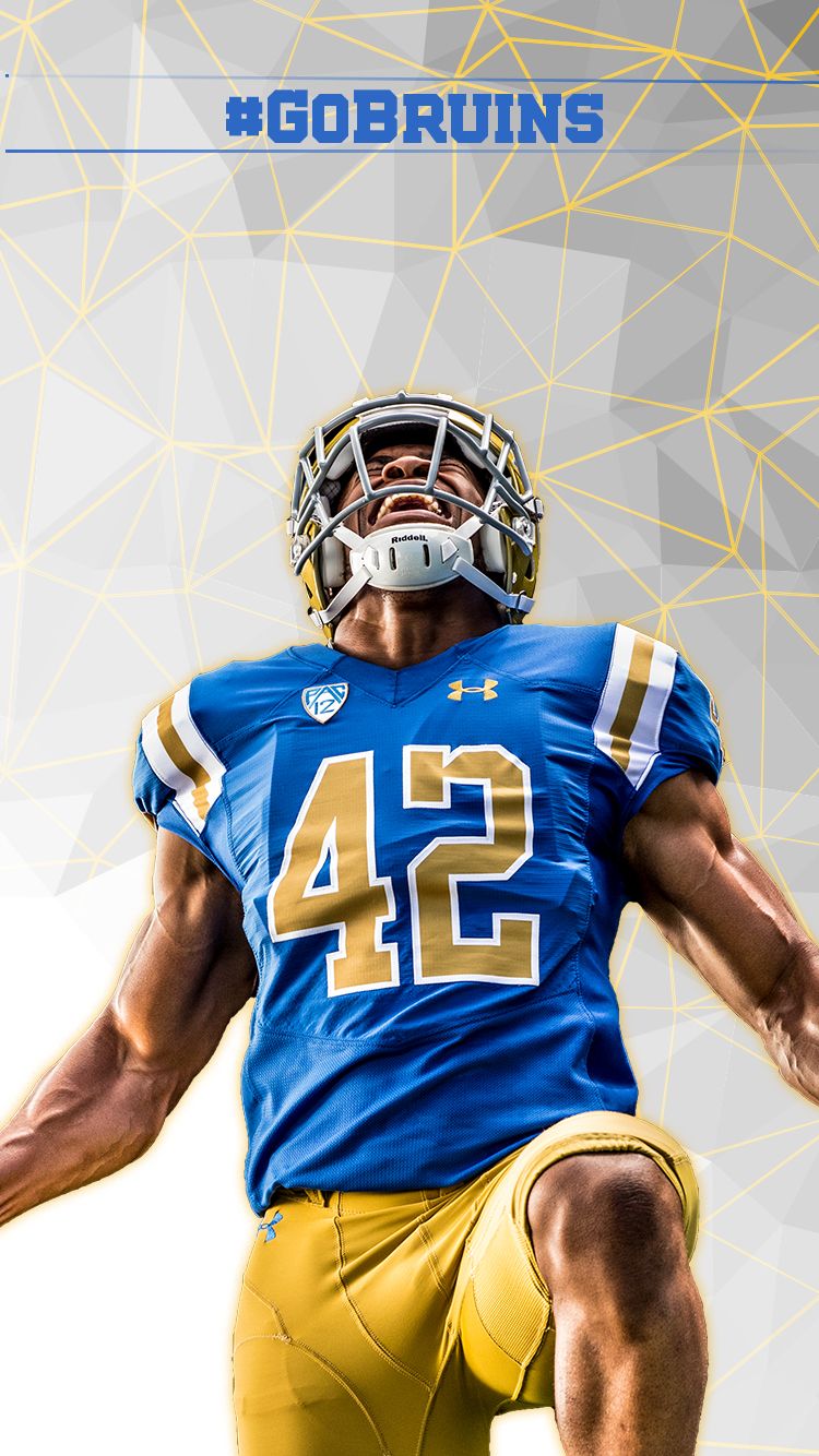 Giocatore football UCLA Bruins, NCAA football, 750x1334 Full HD Verticale, Smartphone