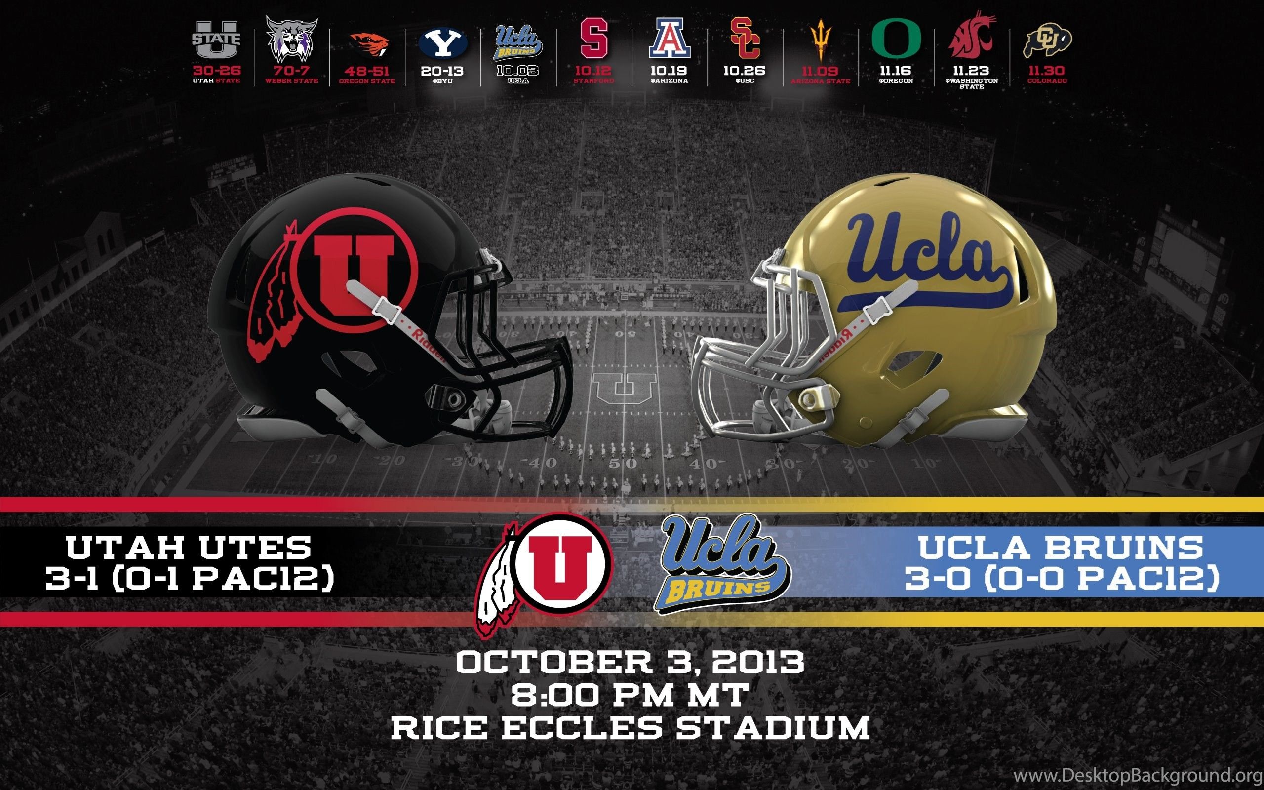 UCLA Bruins football poster, 2048x1555 alta risoluzione, PC