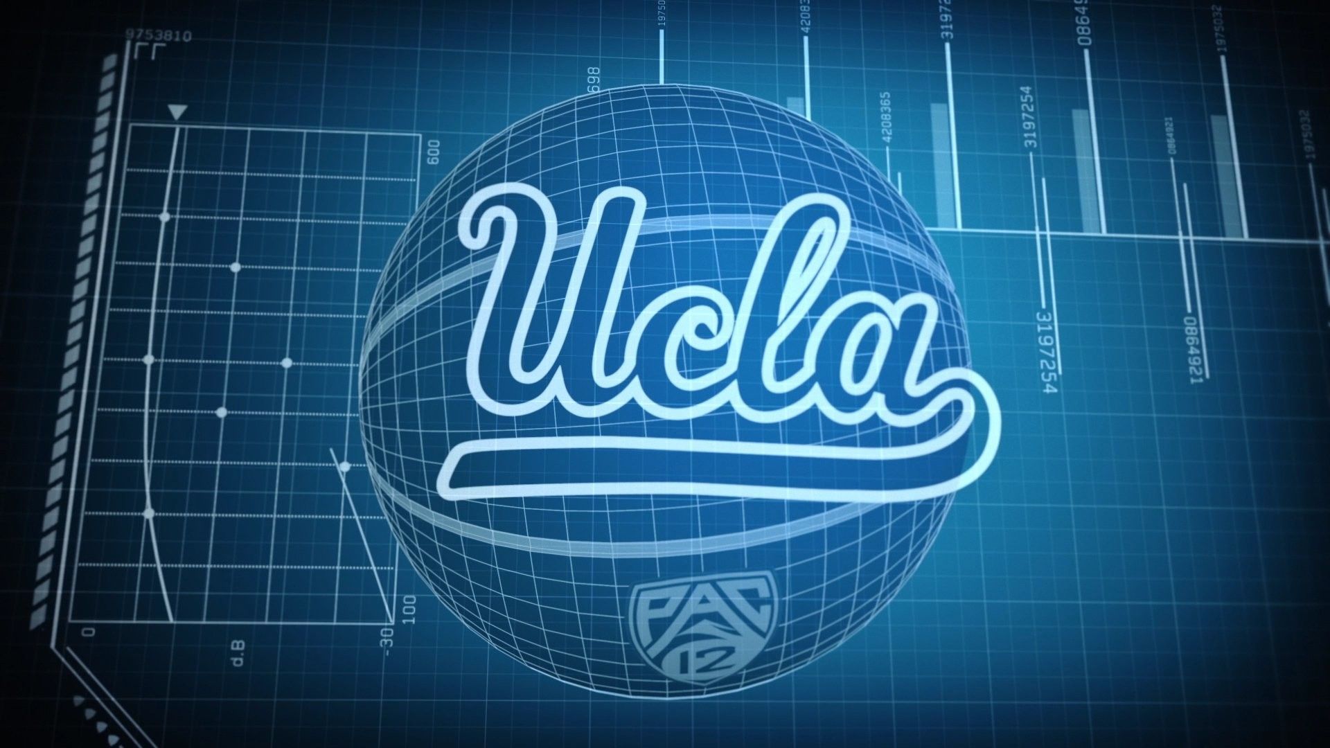 Logo UCLA Bruins pallone blu, 1920x1080 1080p, Laptop