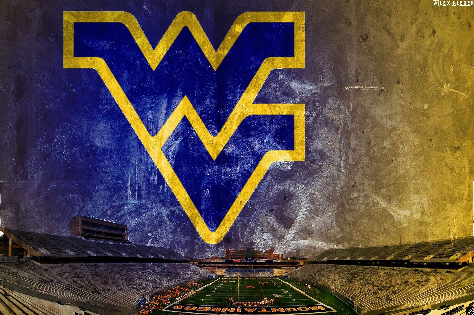 Logo WVU stadio football, 1600x1064 900p, Laptop