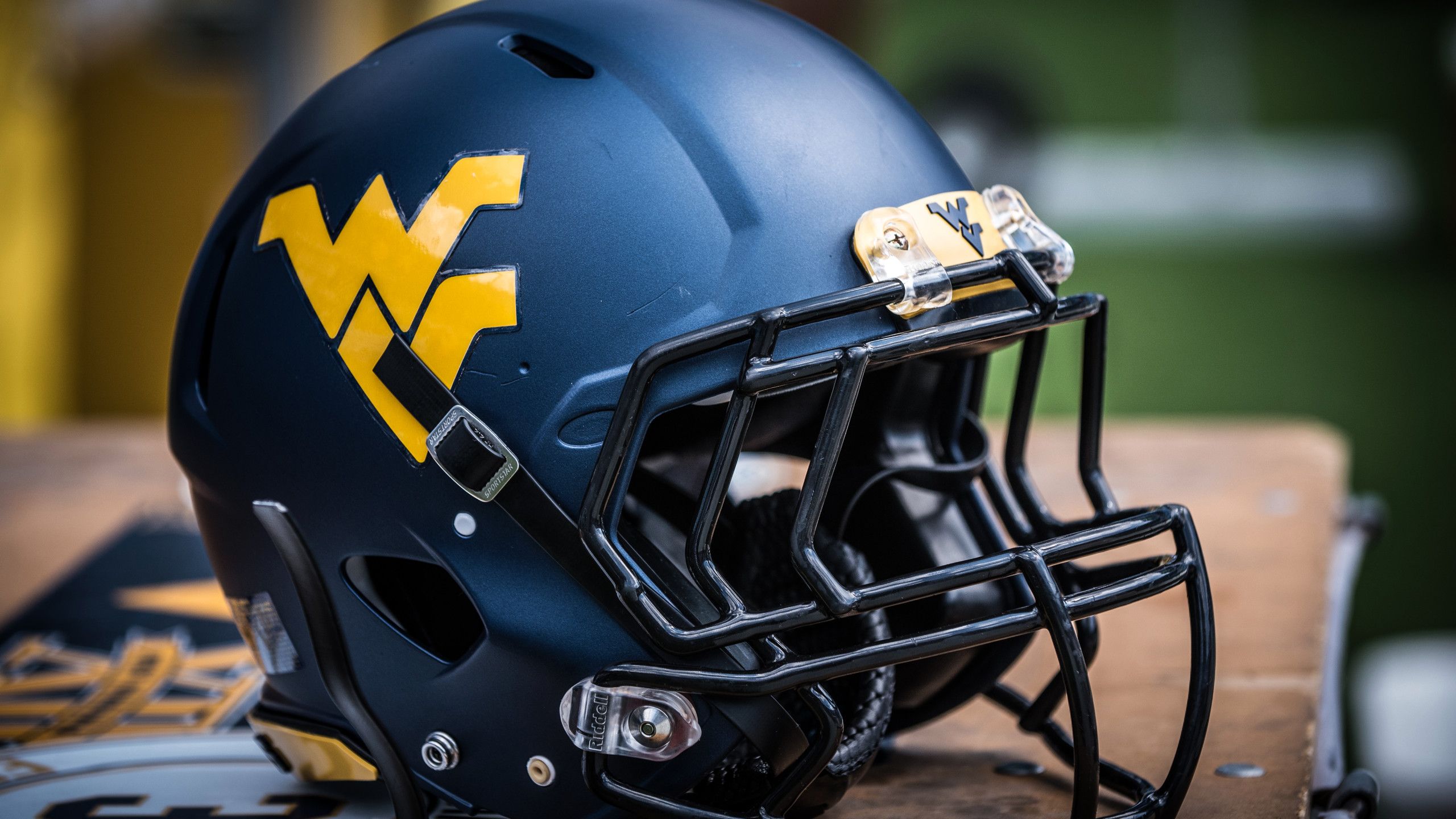 Casco football WVU blu, 2560x1440 2K QHD, PC
