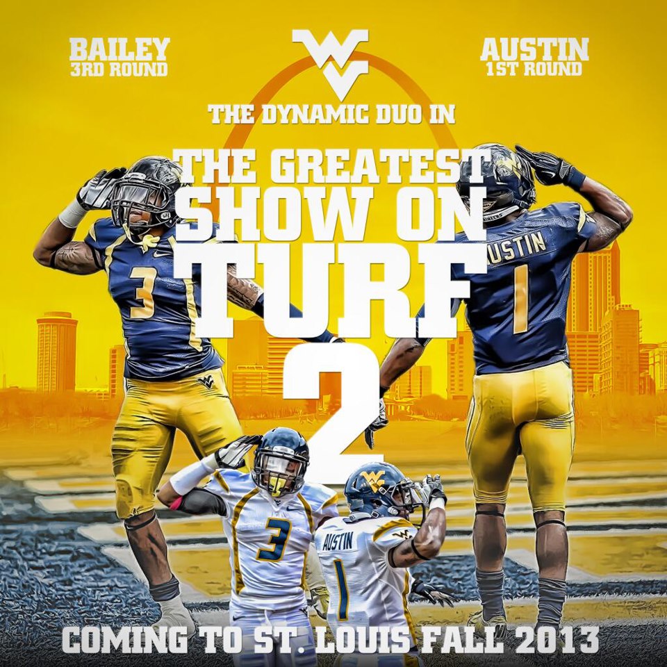 Poster football WVU Bailey Austin, 960x960 HD, Desktop