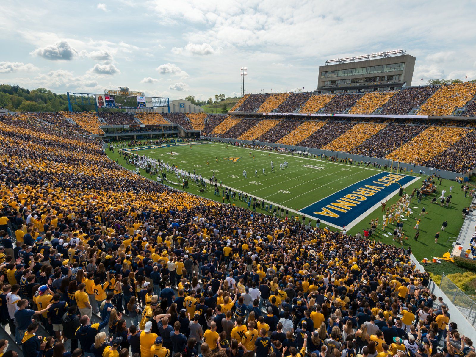 Stadio football WVU gremito, 1600x1200 HD Ready, Desktop