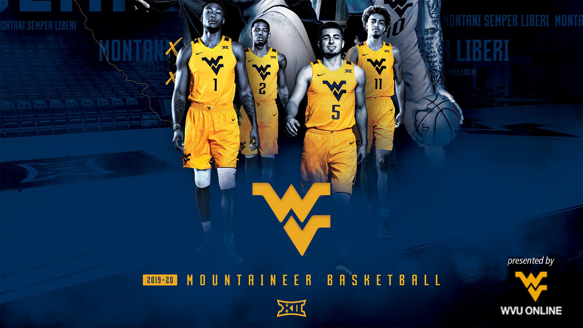 Logo West Virginia Mountaineers, 1365x1024 720p, PC