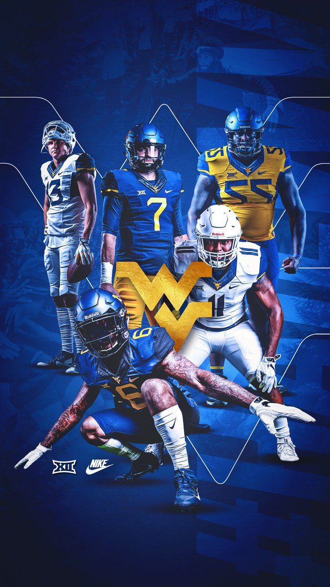 Giocatori football WVU Mountaineers, 675x1200 Verticale, OnePlus