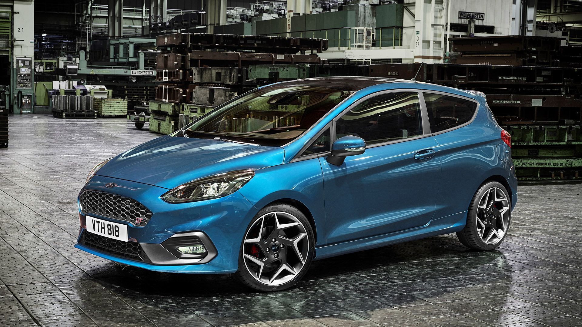 Ford Fiesta ST blu, 1920x1080 Full HD 1080p, Desktop