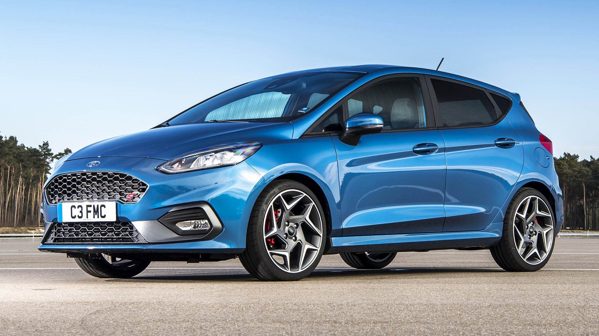 Ford Fiesta ST blu, 1920x1080 Full HD 1080p, PC