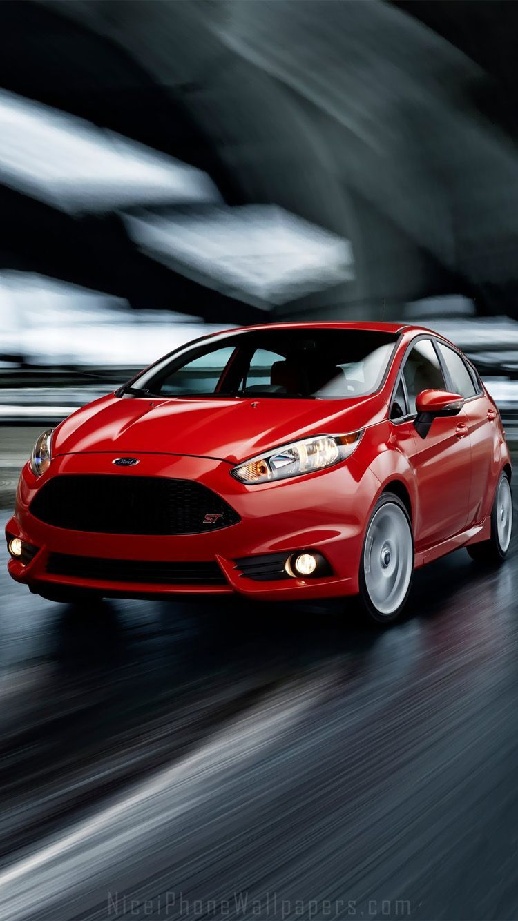 Ford Fiesta ST rossa, 750x1334 Full HD Verticale, iPhone