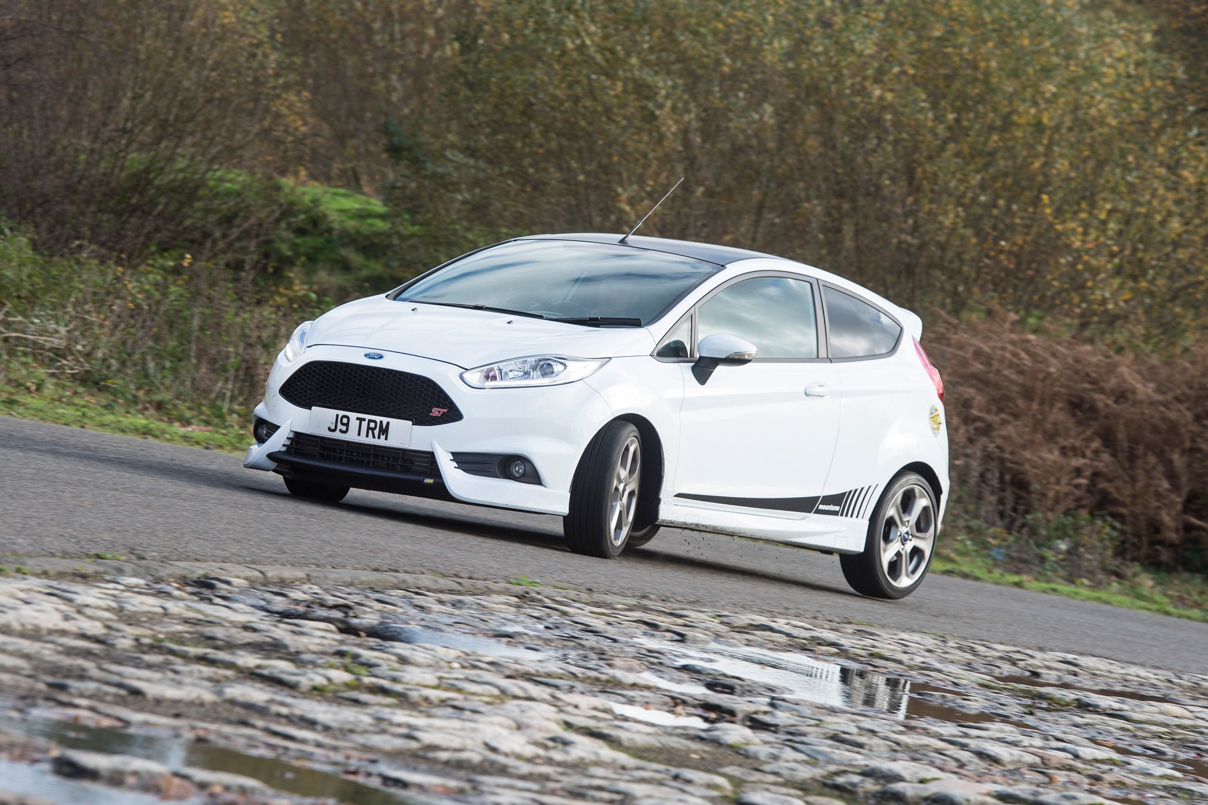 Ford Fiesta ST bianca, 2400x1600 alta risoluzione, Desktop
