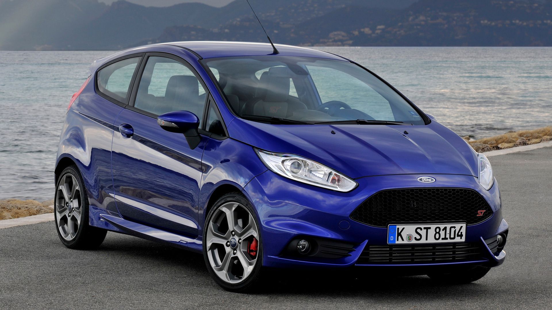 Ford Fiesta ST blu, 1920x1080 Full HD 1080p, PC