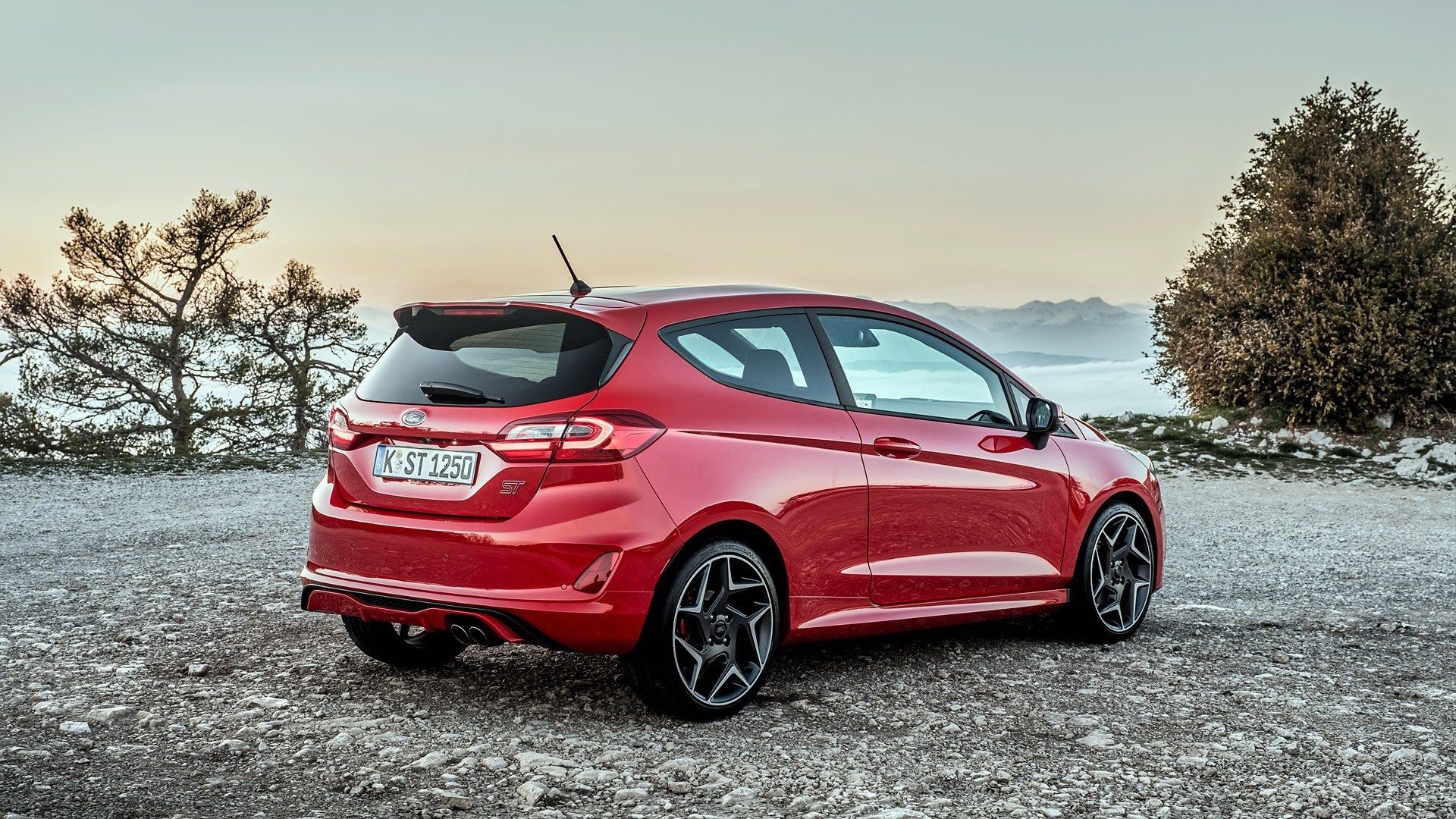 Ford Fiesta ST rossa, 1920x1080 Full HD, PC Desktop