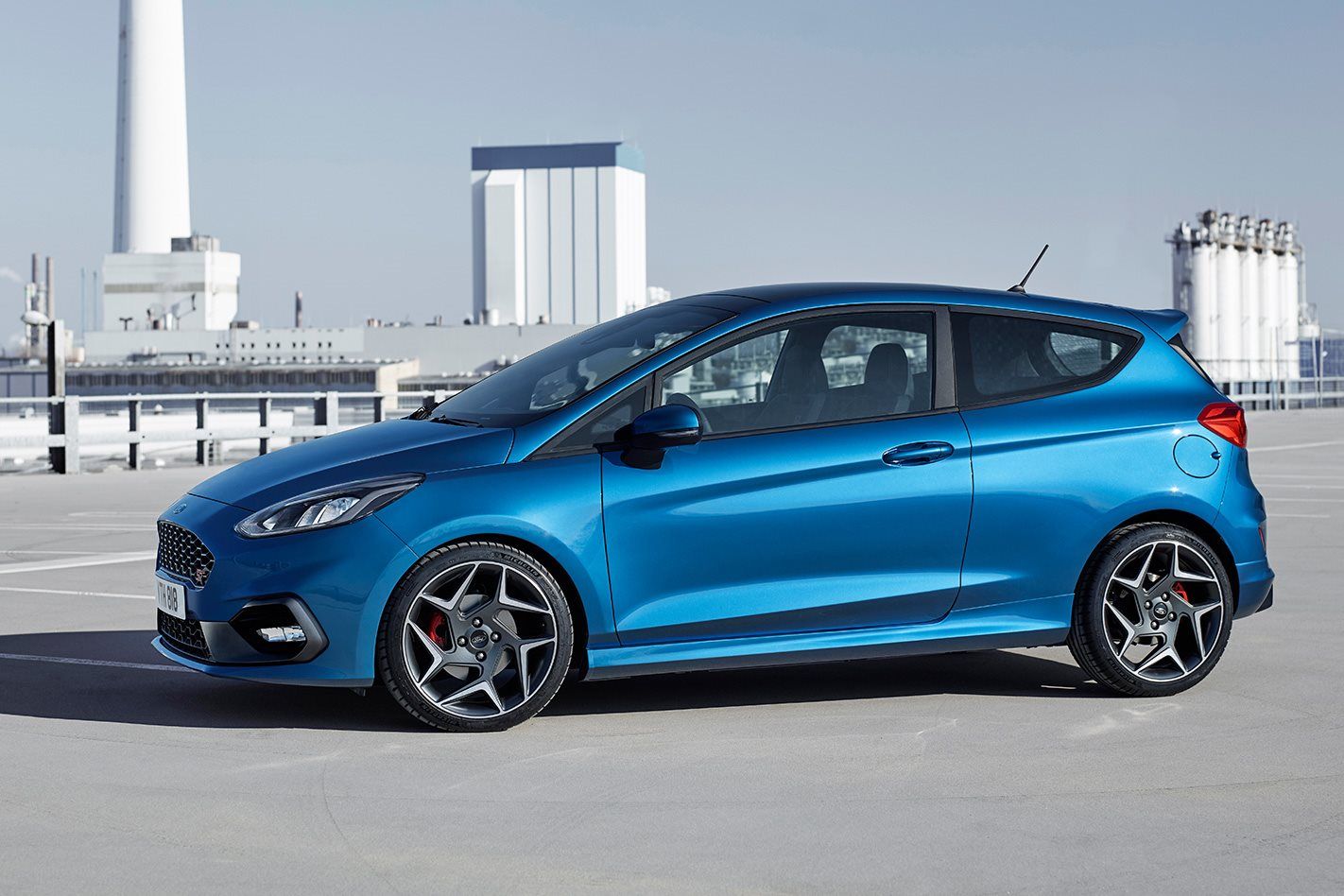 Ford Fiesta ST blu, 1422x948 HD, Desktop