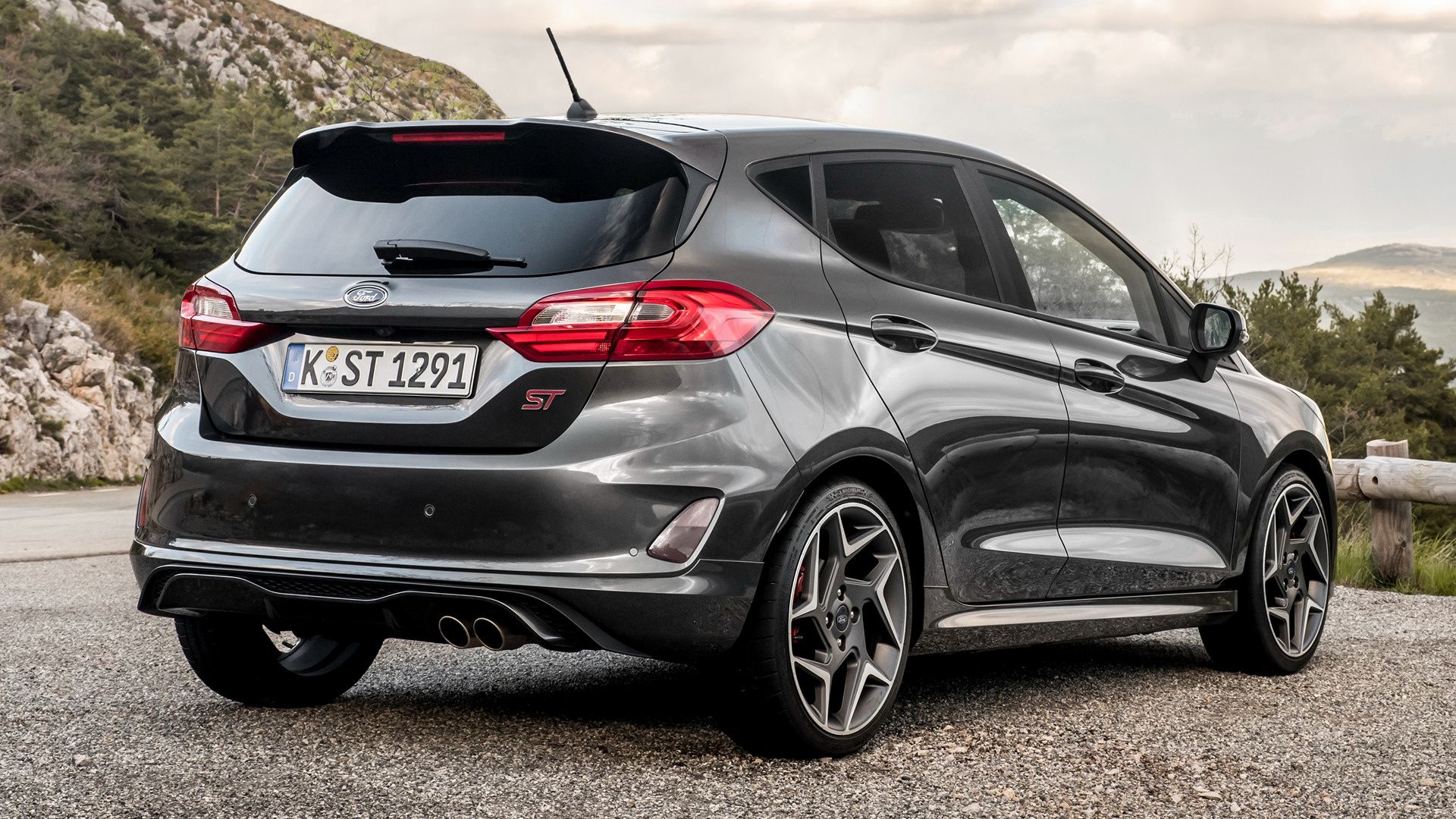 Ford Fiesta ST grigia, 1920x1080 Full HD, PC